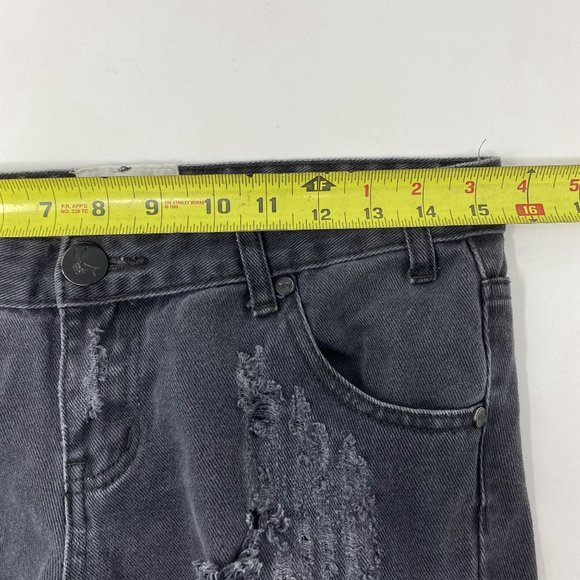 One Teaspoon Black Distressed Jeans - Picture 9 of 12